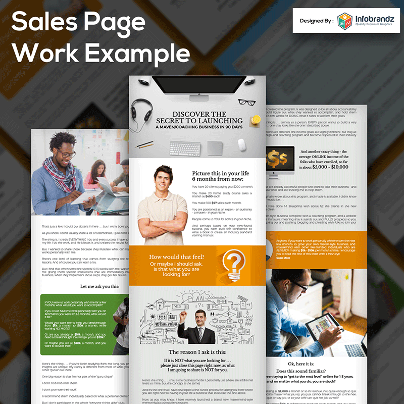 Sales Page Designing 2