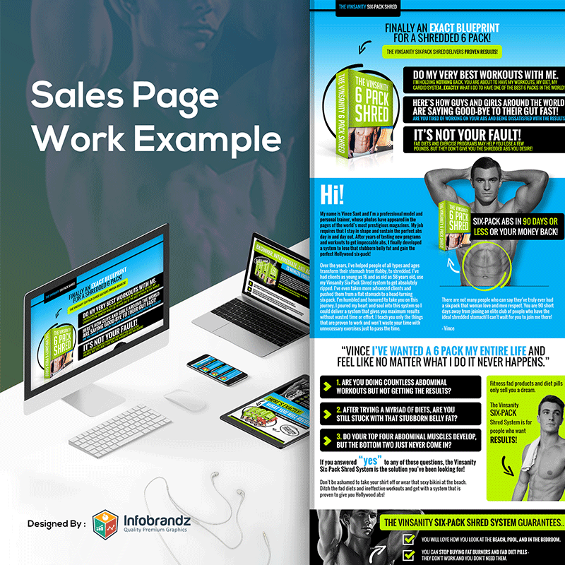 Sales Page Designing 6