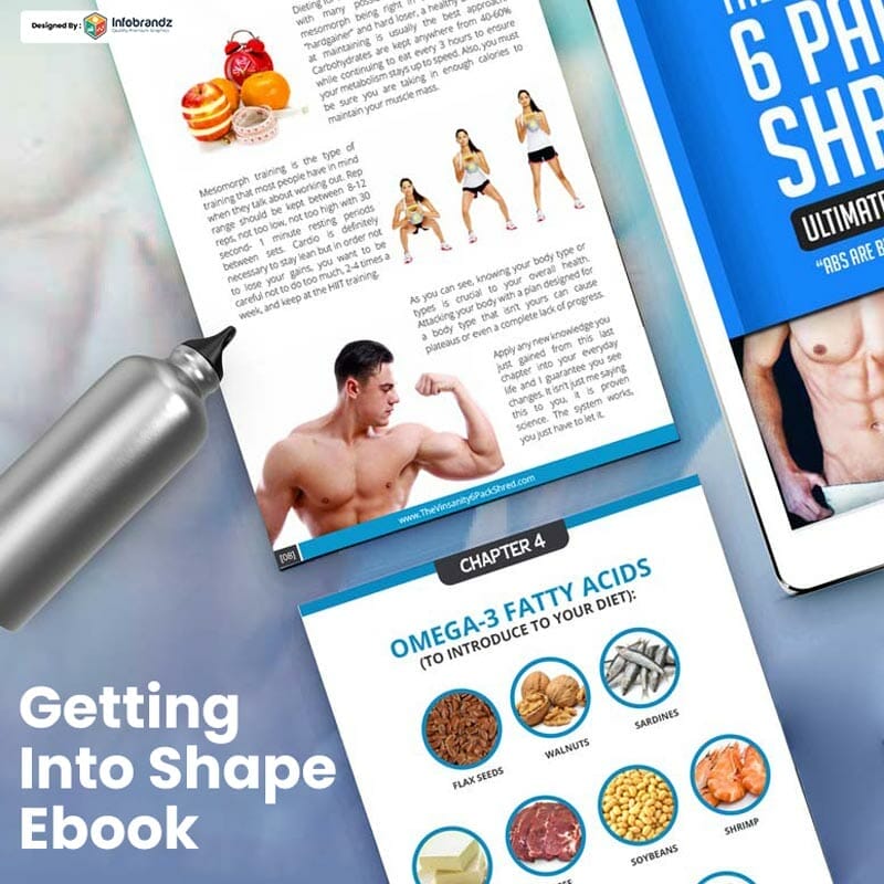 fitness ebook,Ebooks,infographic design agency,content marketing design agency